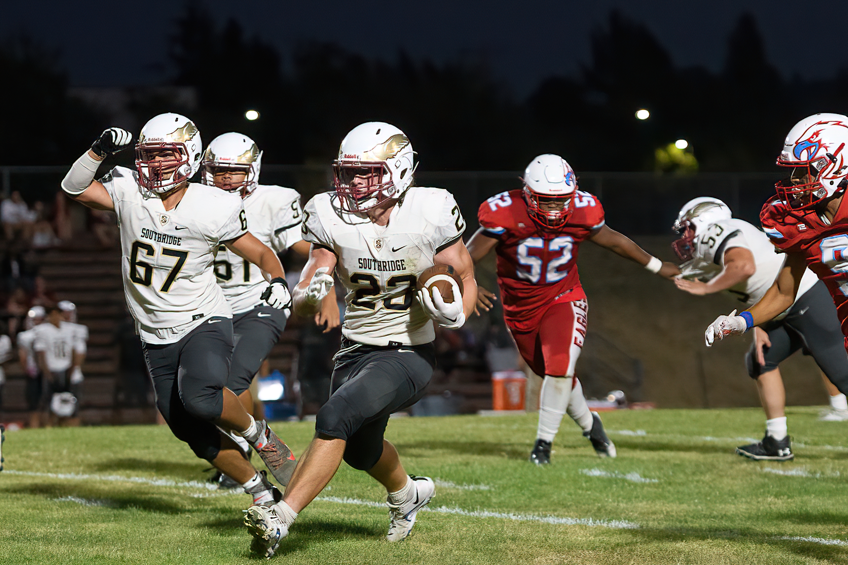 Southridge Centennial football Ken Waz 48